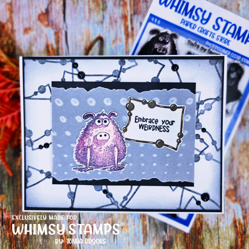 **NEW Handmade Weirdo Clear Stamps - Whimsy Stamps