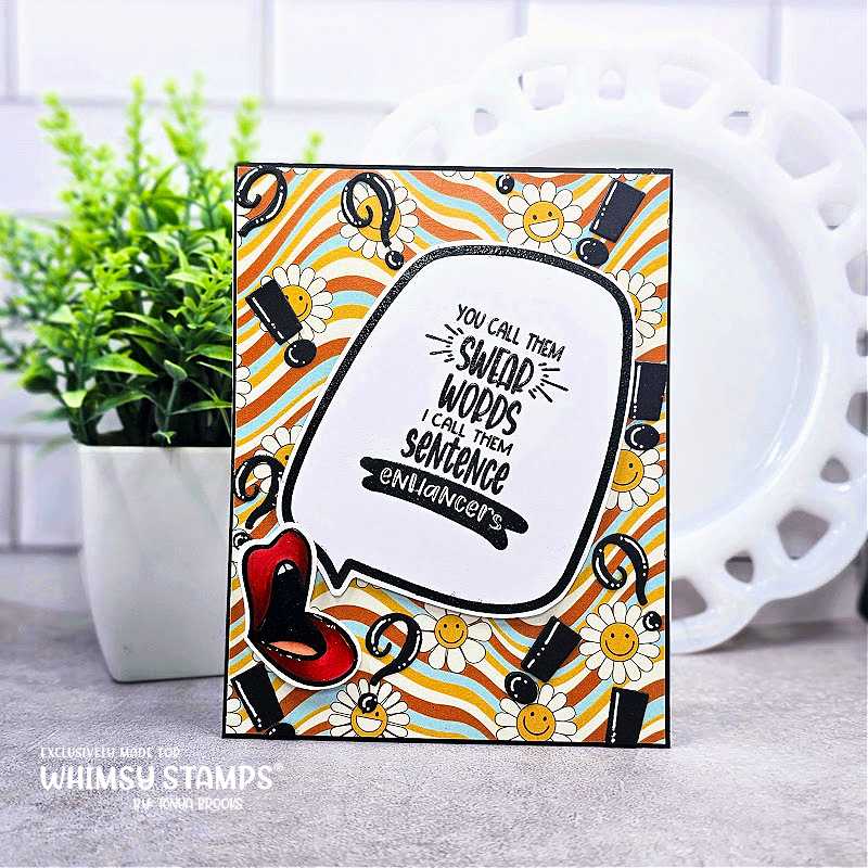 **NEW Comic Speech Bubbles 2 Die Set - Whimsy Stamps