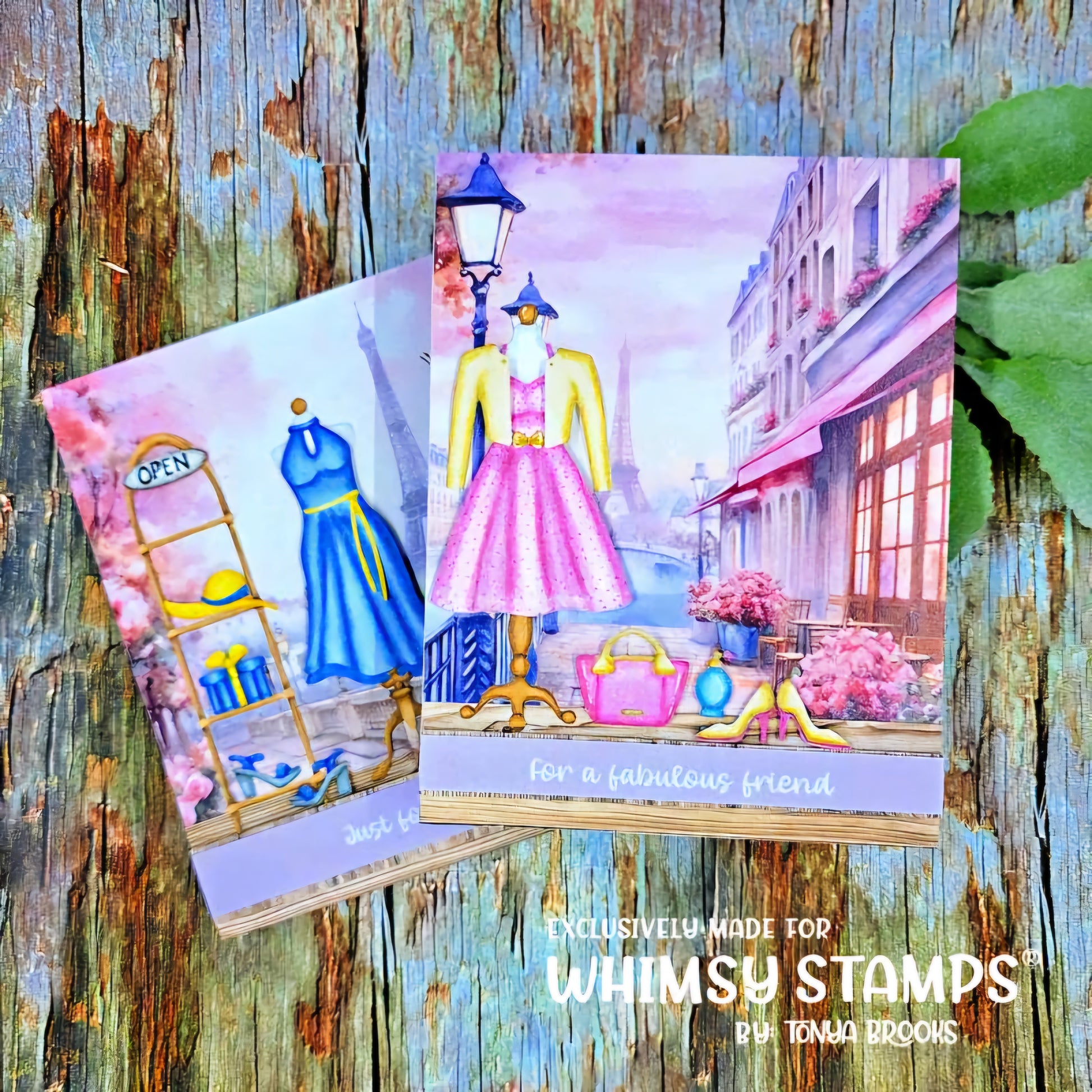 **NEW Fashion Dresses Die Set - Whimsy Stamps