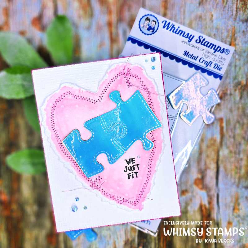 Mixed Media Bits Clear Stamps - Whimsy Stamps