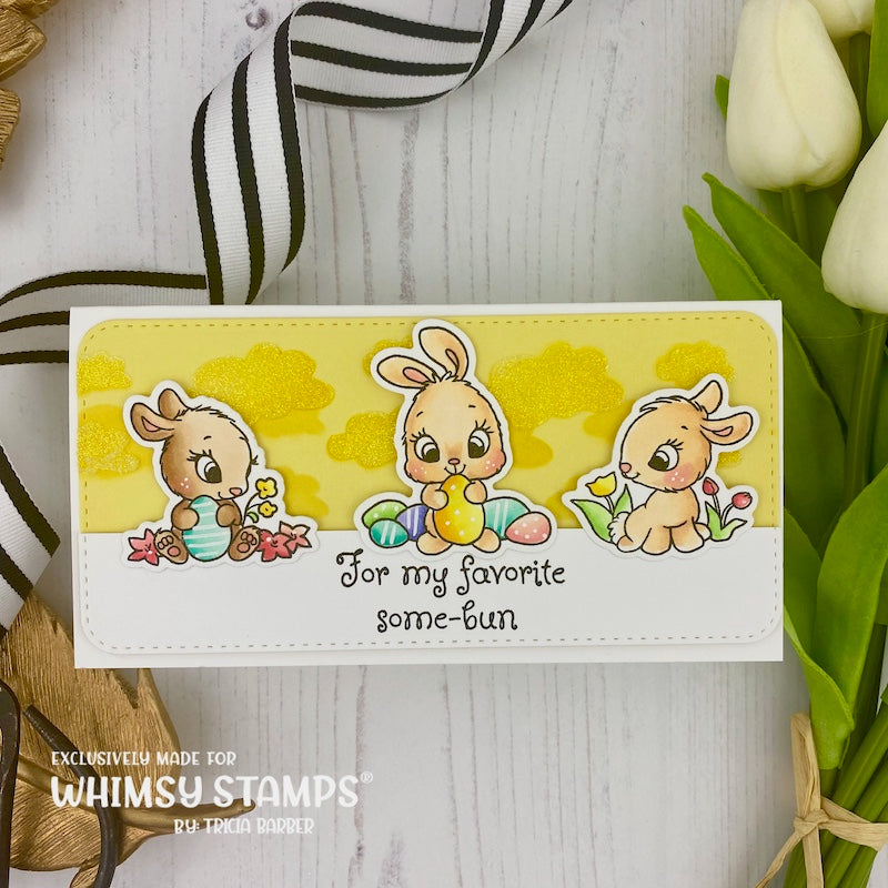 Easter Bunnies Clear Stamps - Whimsy Stamps