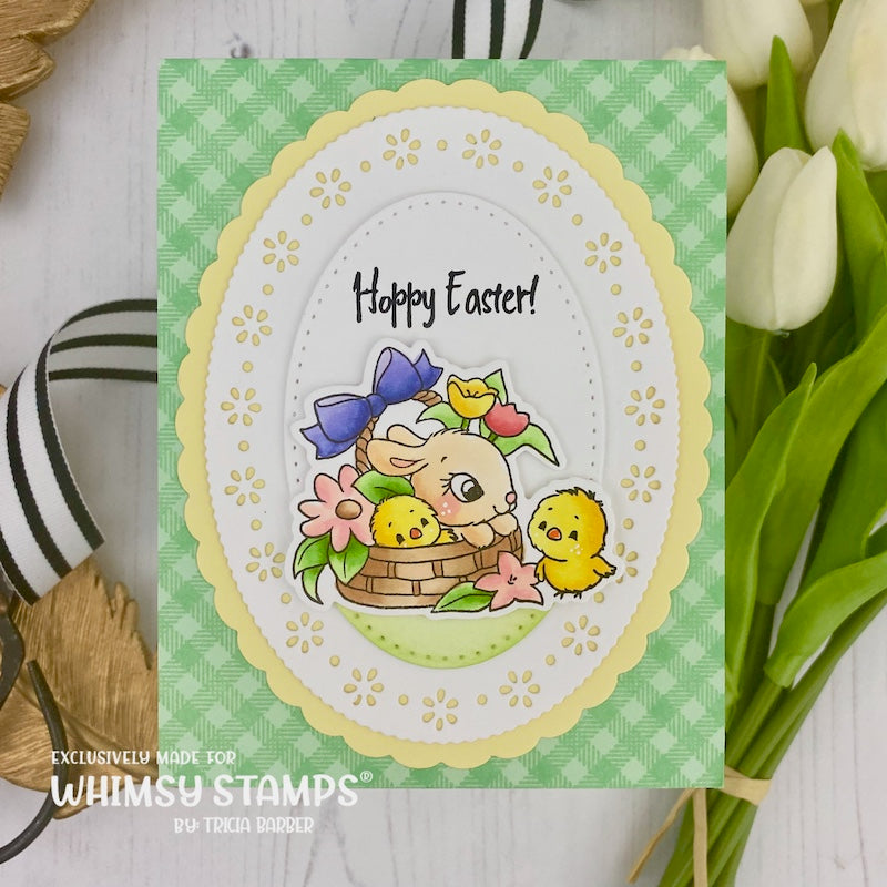 Easter Bunnies Clear Stamps - Whimsy Stamps