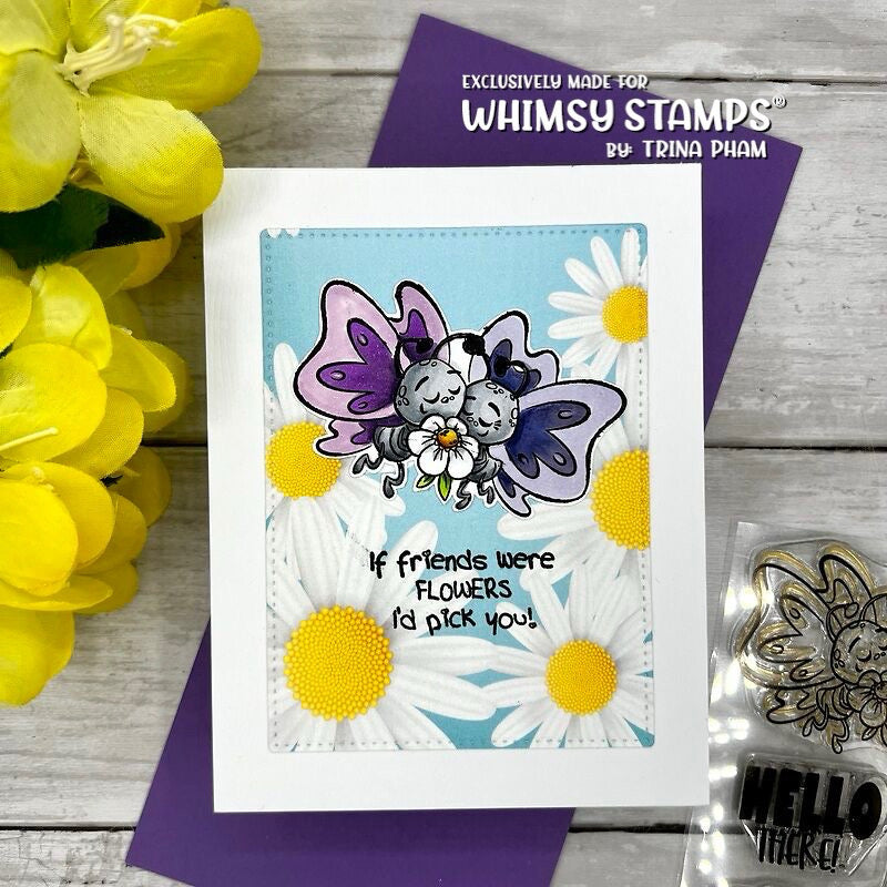 *NEW Butterfly Wishes Clear Stamps - Whimsy Stamps