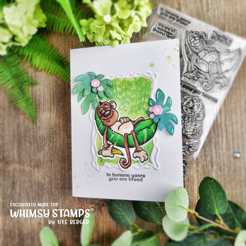 **NEW Banana Bunch Clear Stamps - Whimsy Stamps