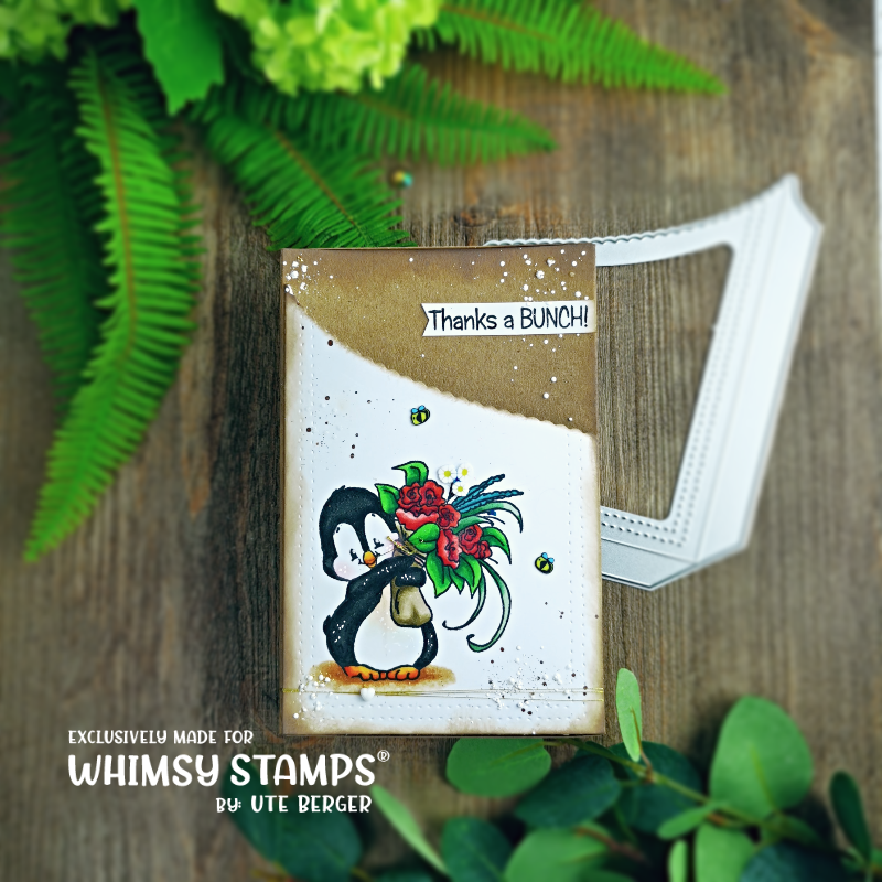 Slimline Scalloped Edge Pocket Die Set - Whimsy Stamps