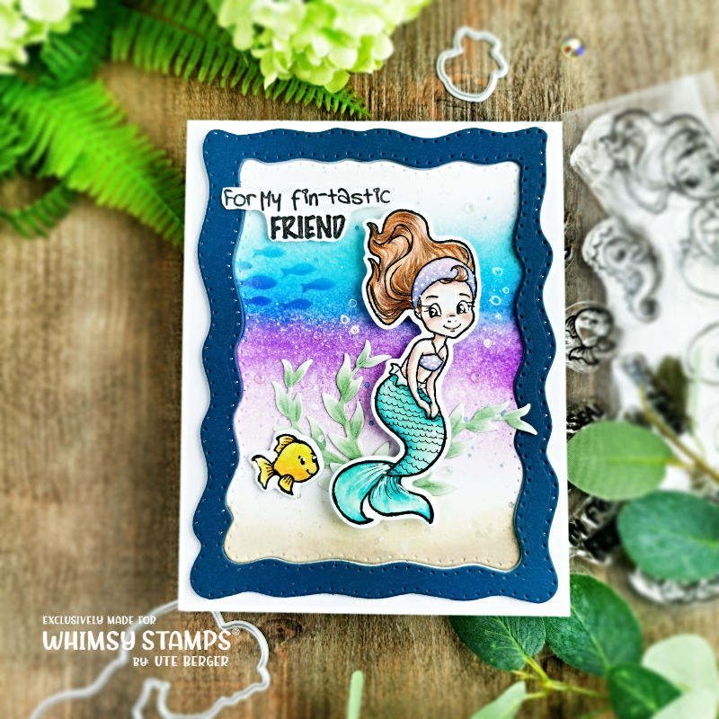 Mermaid Moments Clear Stamps - Whimsy Stamps