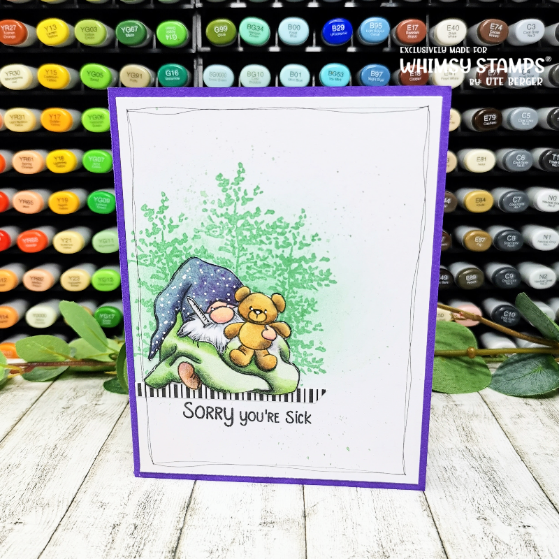 Gnome Get Well Clear Stamps