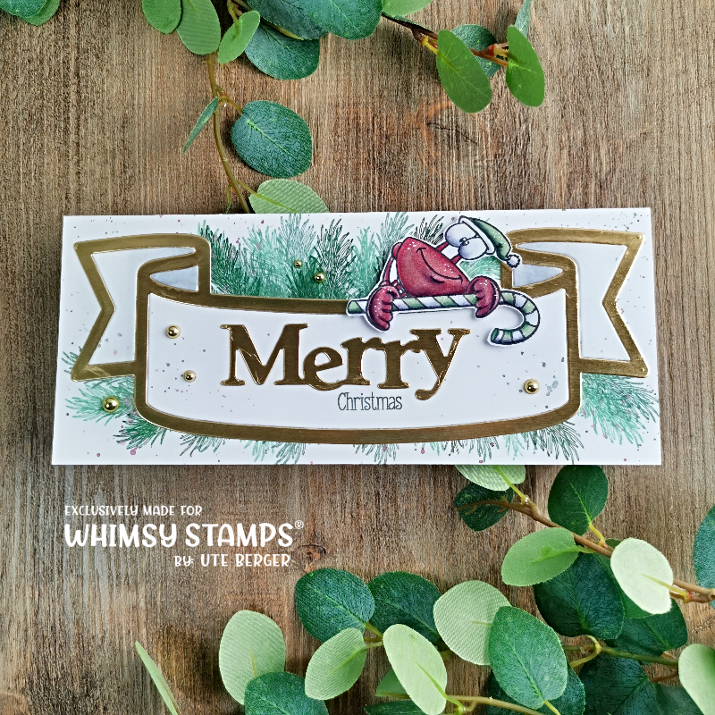 **NEW Slimline Banner Die - Whimsy Stamps