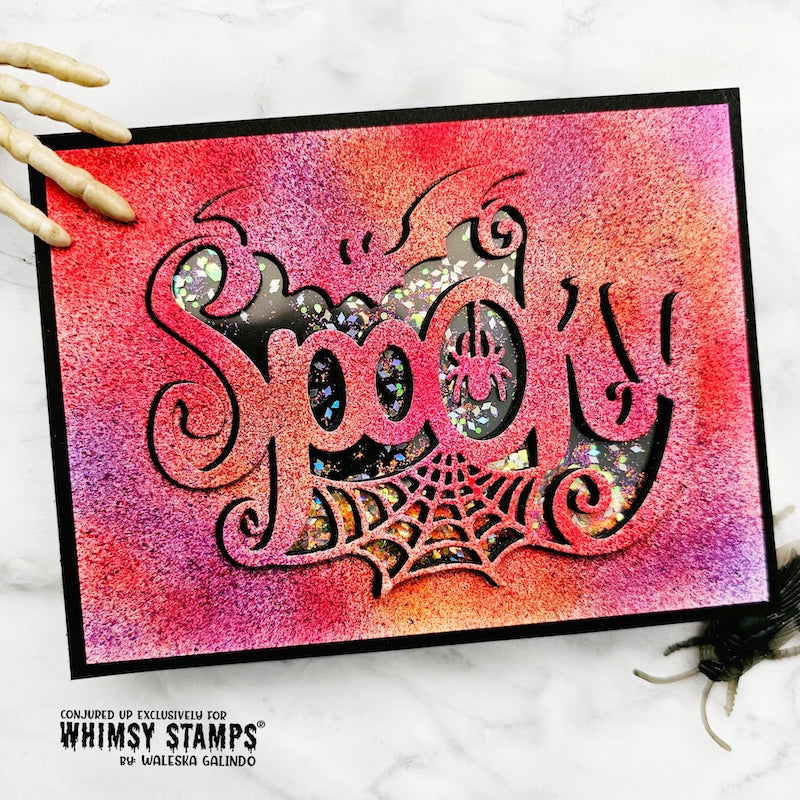 Spooky Large Word Die - Whimsy Stamps