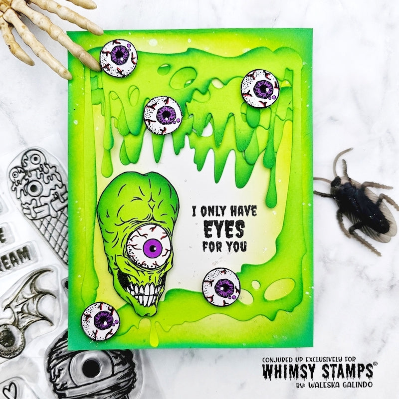 Eye Scream Clear Stamps - Whimsy Stamps