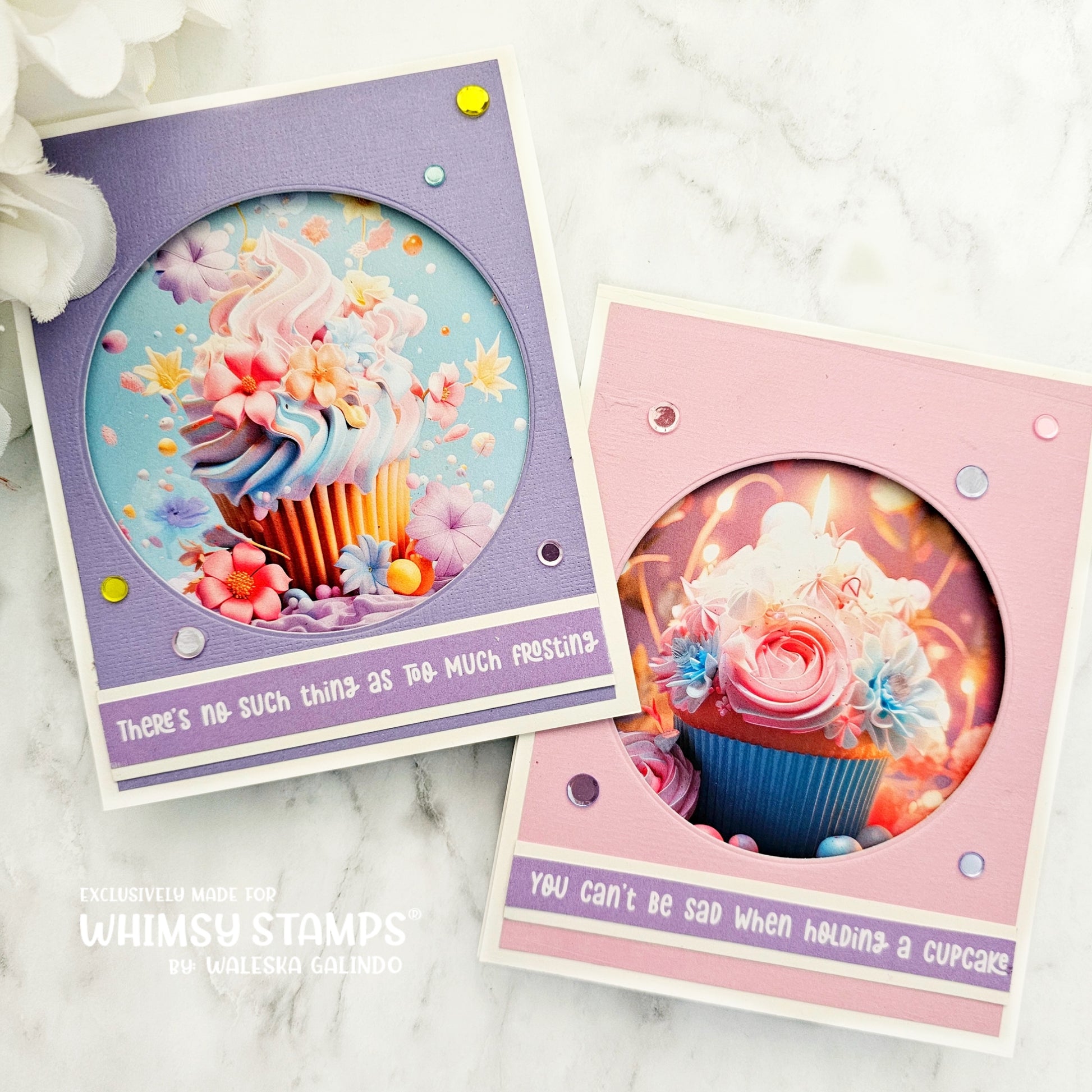 **NEW Quick Card Fronts - Creative Cupcakes - Whimsy Stamps