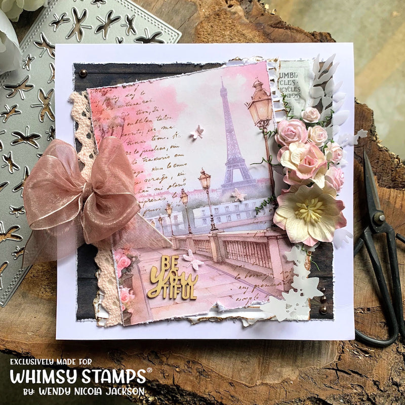 **NEW Quick Card Fronts - Fabulous Paris - Whimsy Stamps