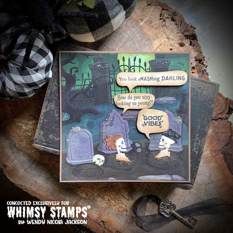 6x6 Paper Pack - Haunted - Whimsy Stamps