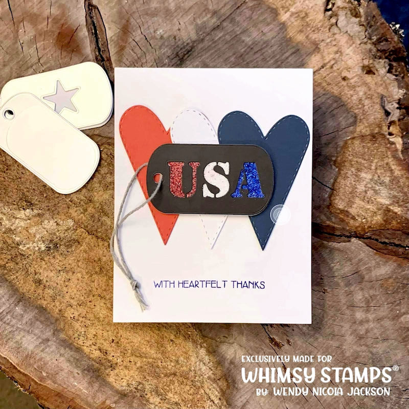 Military Die Set - Whimsy Stamps