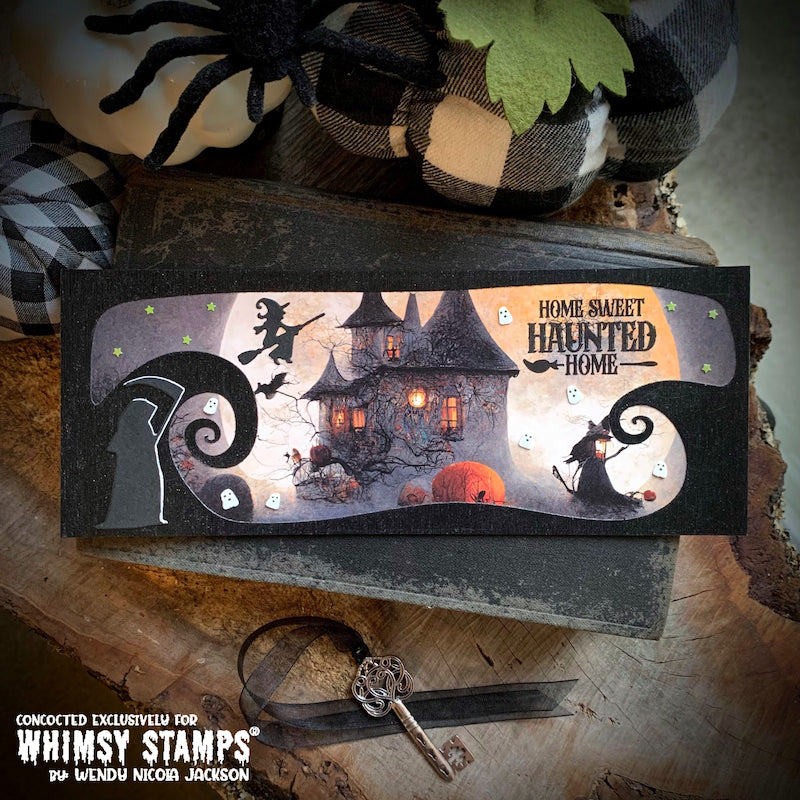 **NEW Slimline Paper Pack - Nightmares - Whimsy Stamps