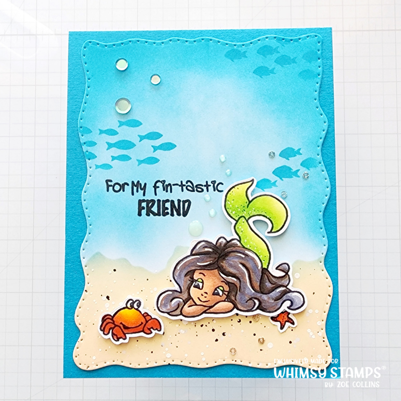 Mermaid Moments Clear Stamps - Whimsy Stamps