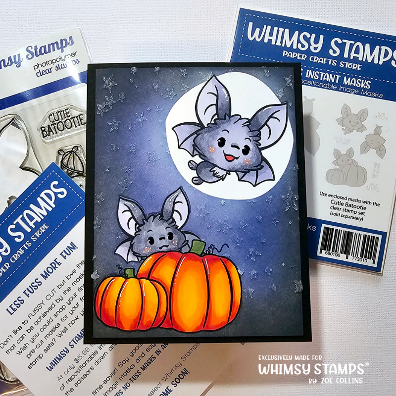 Cutie Batootie Clear Stamps - Whimsy Stamps