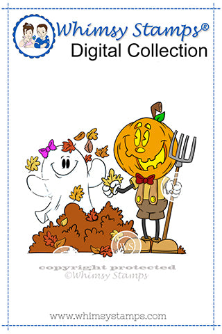 Autumn Fun Jack - Digital Stamp