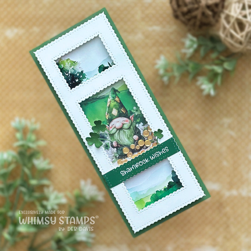 Slimline Scenic Window Die - Whimsy Stamps