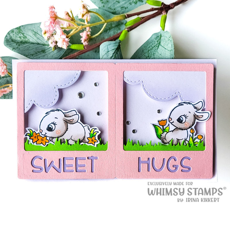 **NEW Easter Bunnies Clear Stamps - Whimsy Stamps