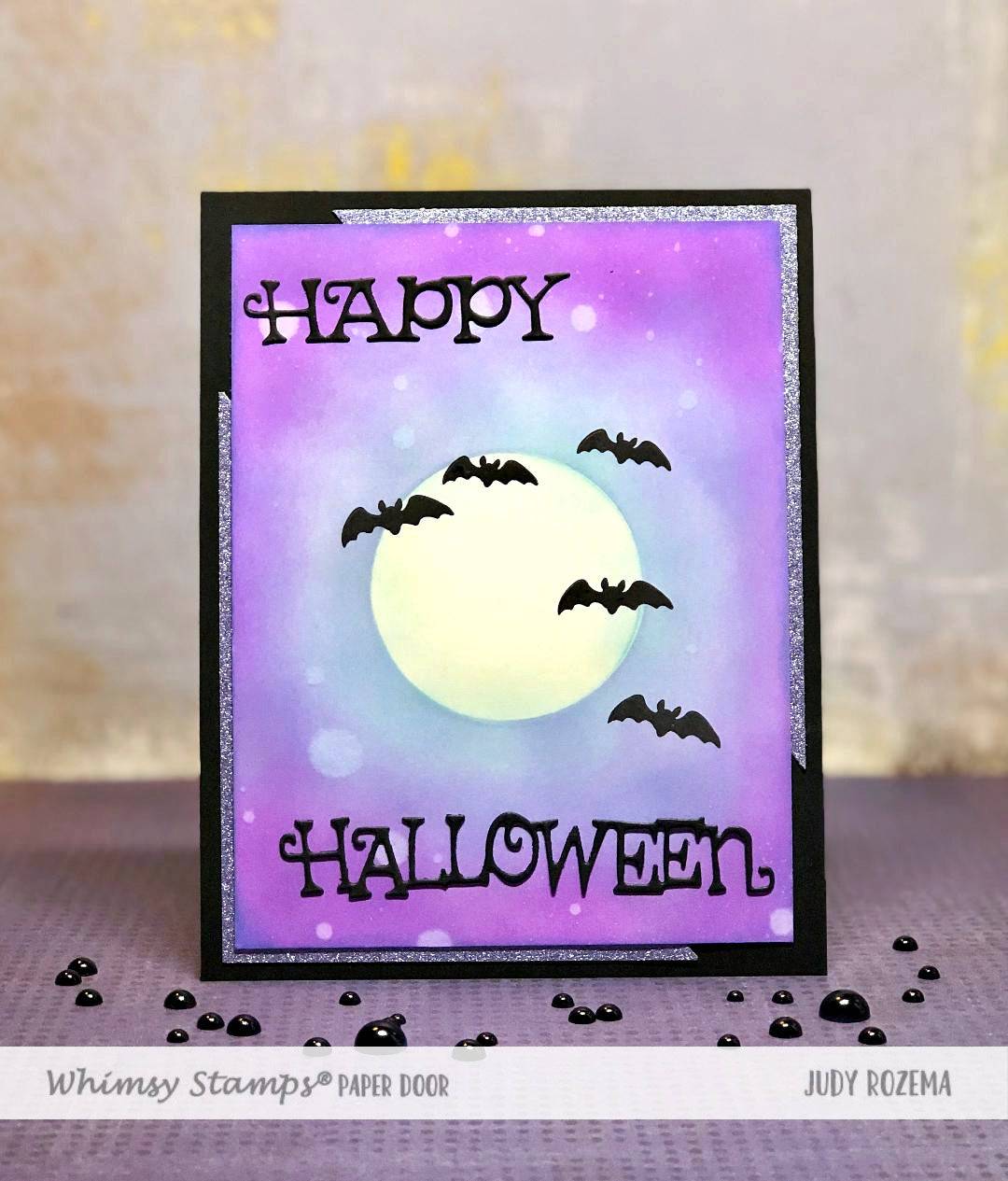 Happy Halloween Word Die Set - Whimsy Stamps