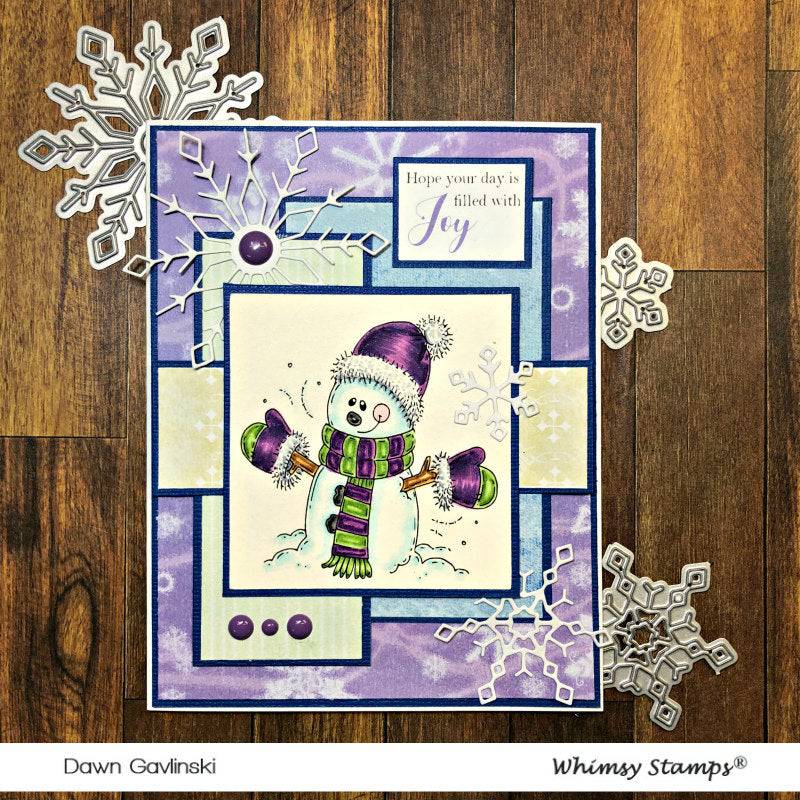 Bundled Little Snowboy - Digital Stamp - Whimsy Stamps