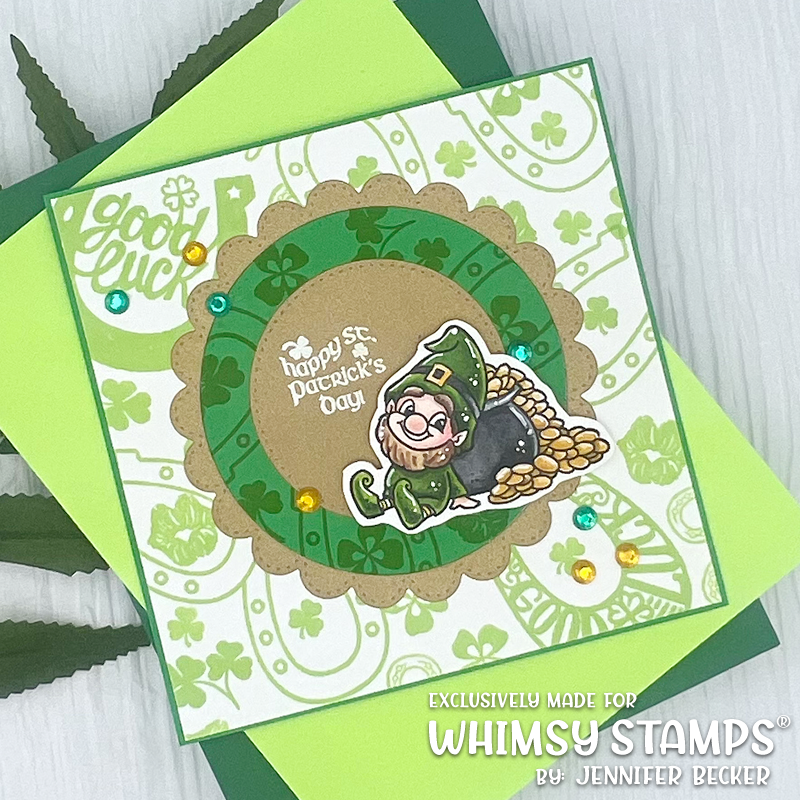 **NEW Lucky Leprechauns Clear Stamps - Whimsy Stamps