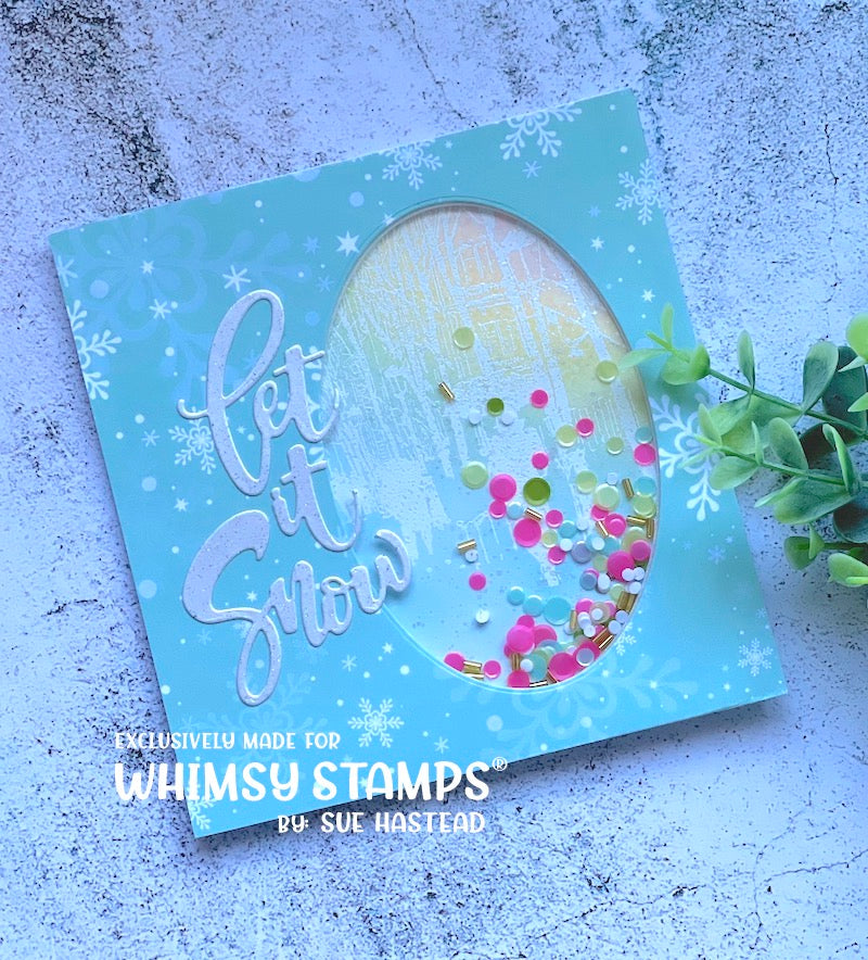 **NEW Let it Snow Die Set - Whimsy Stamps