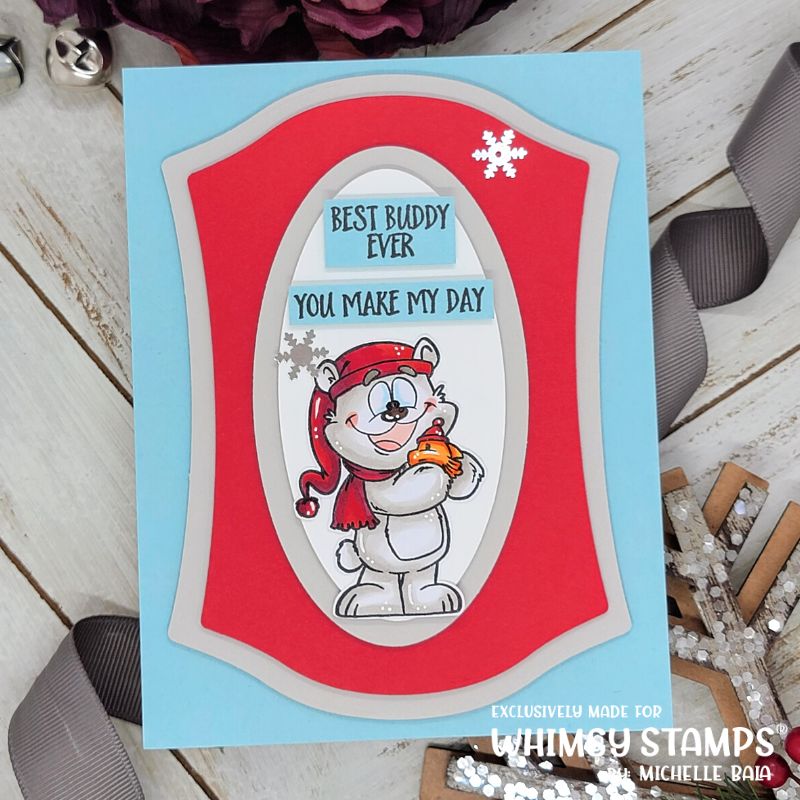 **NEW Polar Opposites Clear Stamps - Whimsy Stamps