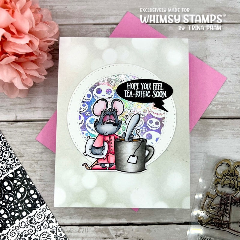 **NEW Hug in a Mug Clear Stamps - Whimsy Stamps