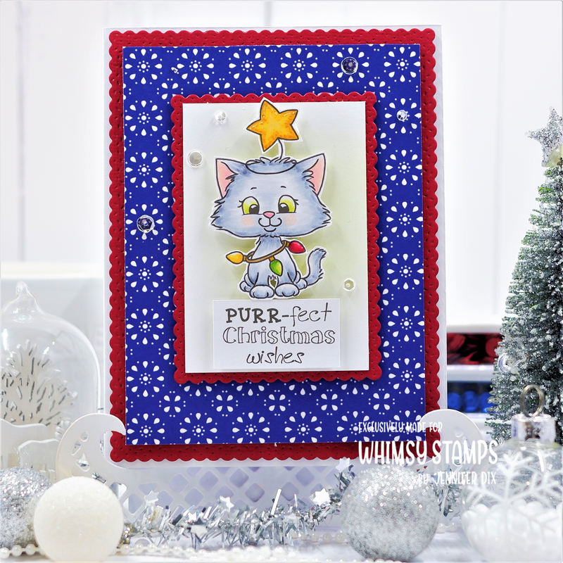 **NEW Cat Do Christmas Clear Stamps - Whimsy Stamps