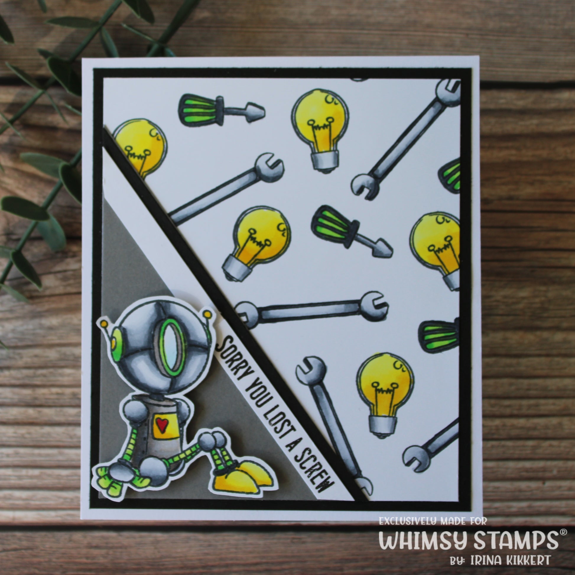 **NEW Robots Clear Stamps - Whimsy Stamps