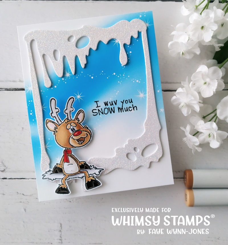 **NEW Reindeer Time Clear Stamps - Whimsy Stamps