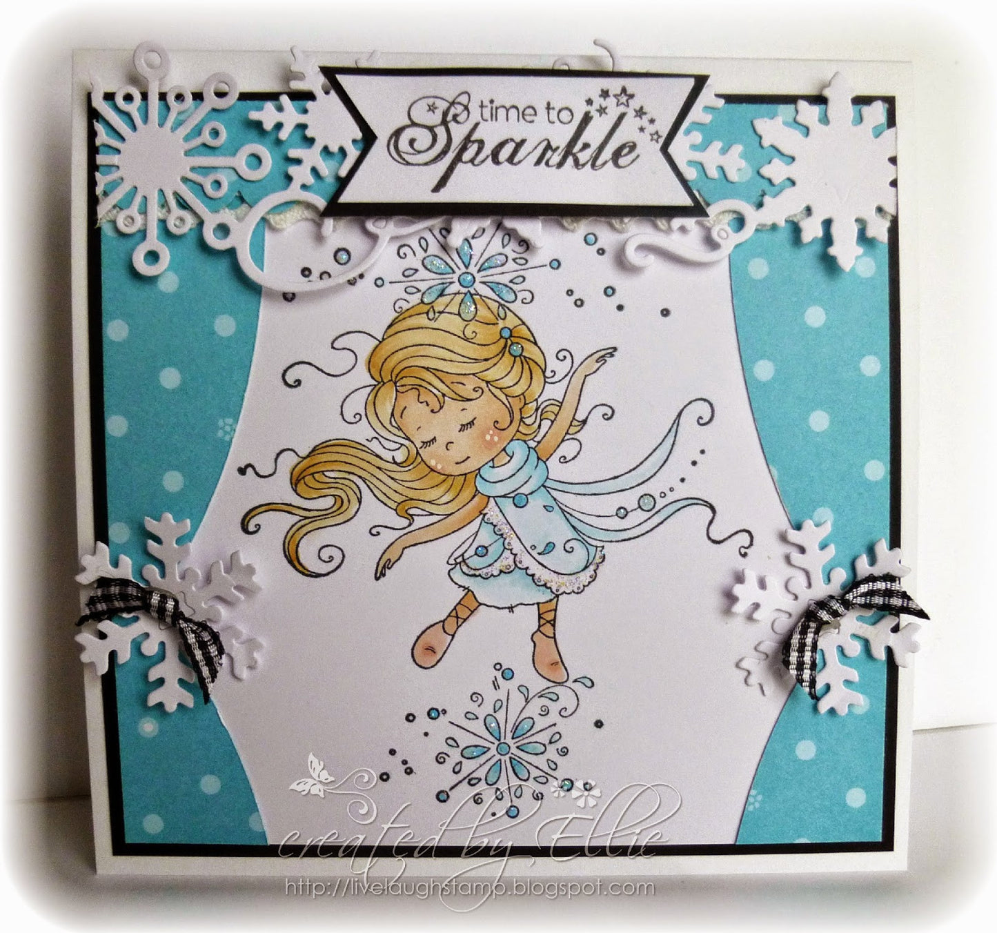 Snowflake Dancer - Digital Stamp - Whimsy Stamps