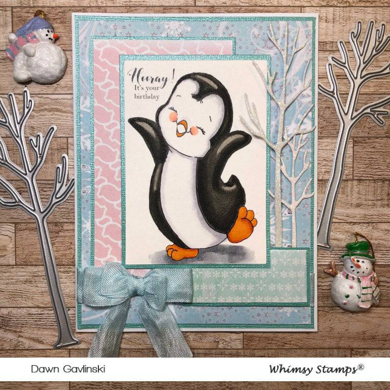 Penguin Lean on Me - Digital Stamp - Whimsy Stamps