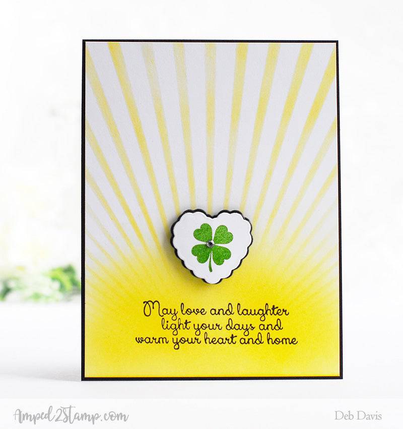 Sun Rays Stencil - Whimsy Stamps