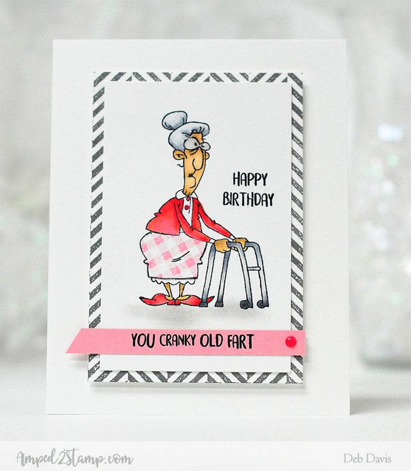 Old Fart Clear Stamps - Whimsy Stamps