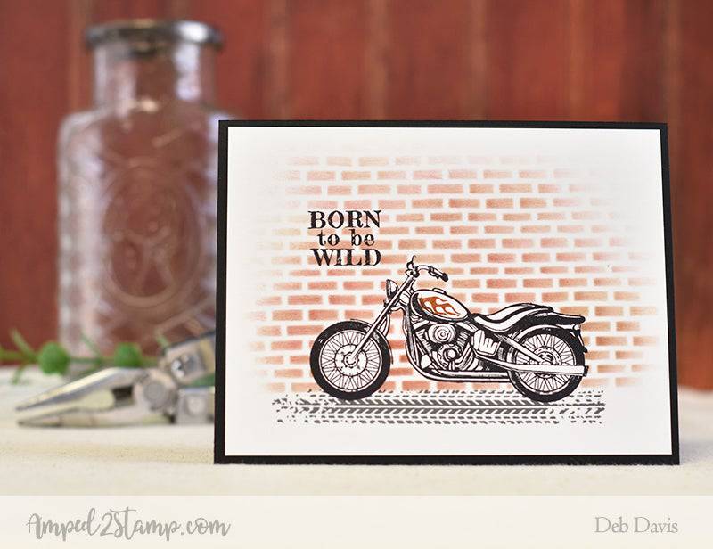 Brick Pattern Stencil - Whimsy Stamps