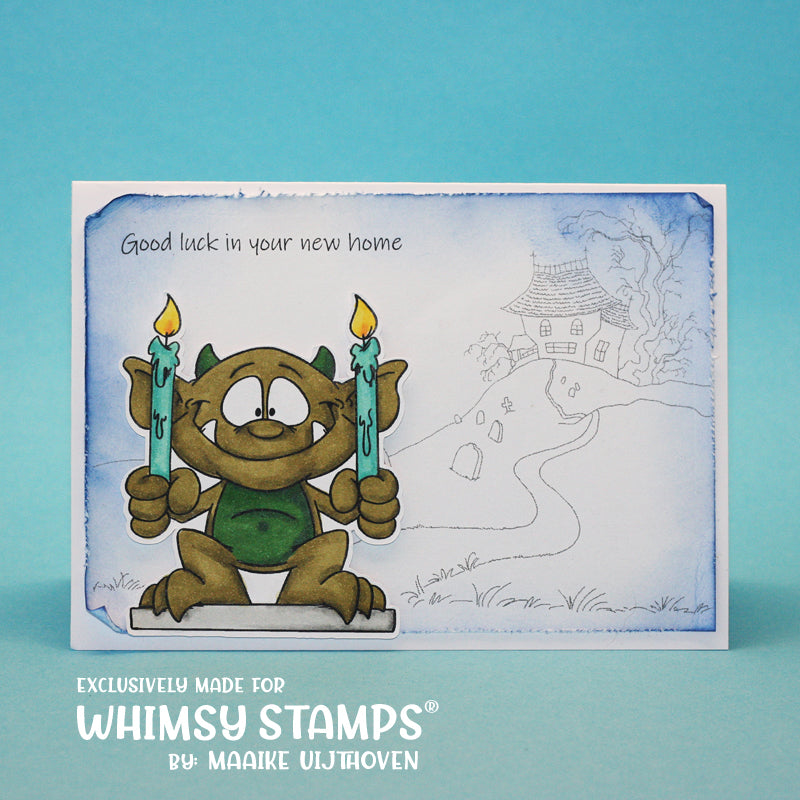 Litttle Gargoyle - Digital Stamp - Whimsy Stamps