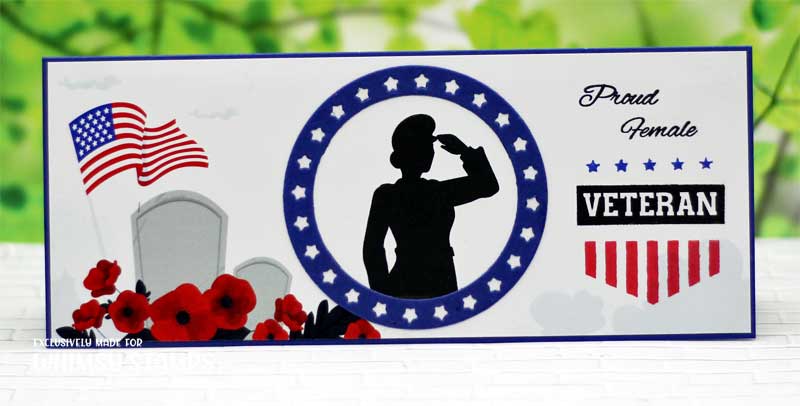 **NEW Military Sheroes Clear Stamps - Whimsy Stamps