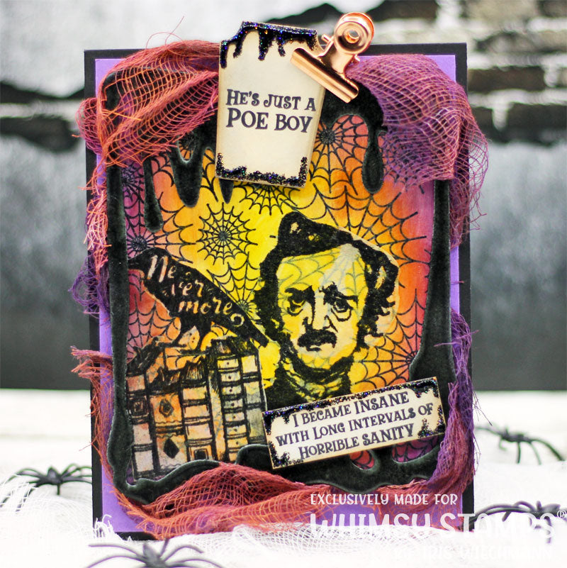 **NEW Poe Boy Clear Stamps - Whimsy Stamps