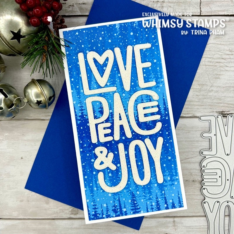 **NEW 6x6 Paper Pack - Blissful Blues - Whimsy Stamps