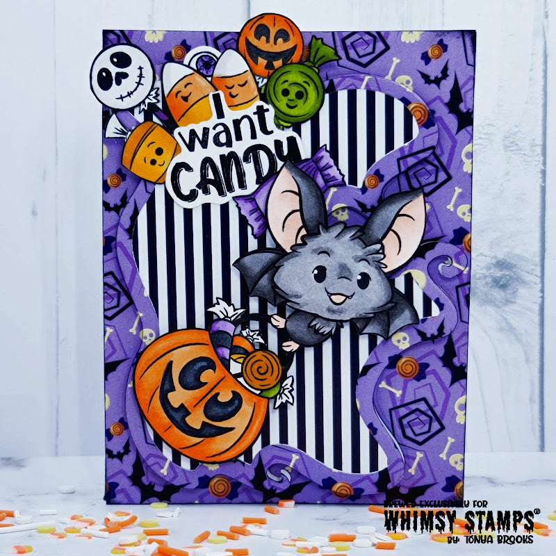 **NEW Curly Frame Die Set - Whimsy Stamps