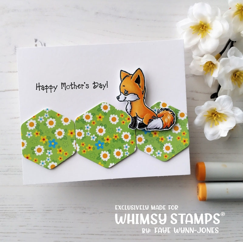 **NEW Slimline Honeycomb Die - Whimsy Stamps