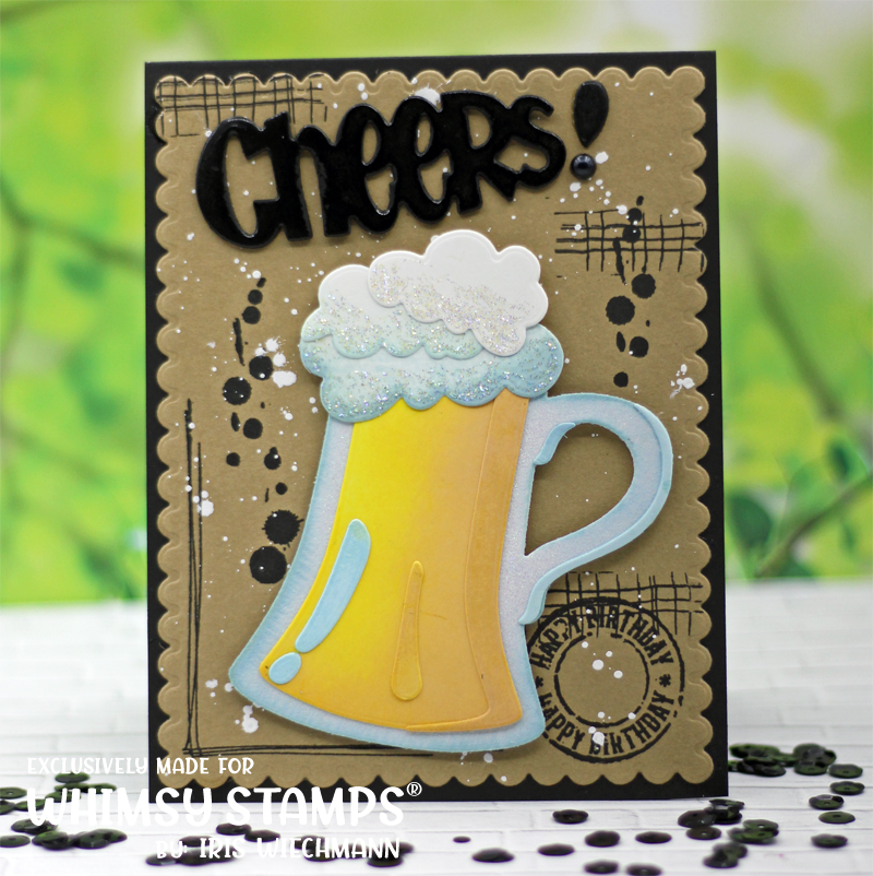 **NEW Cheers! Word Die Set - Whimsy Stamps