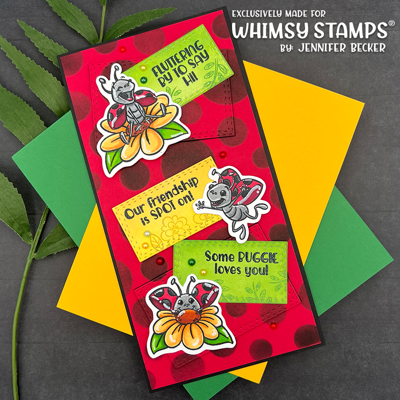 **NEW Lady Buggies Clear Stamps - Whimsy Stamps