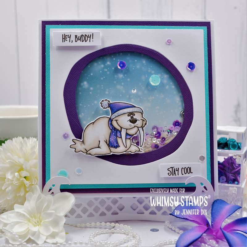 **NEW Killer Friend Clear Stamps - Whimsy Stamps