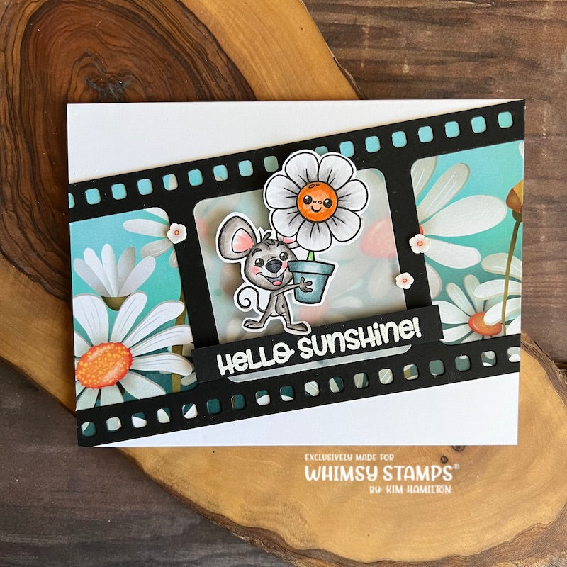 *NEW Slimline Paper Pack - Gulliver's Garden - Whimsy Stamps