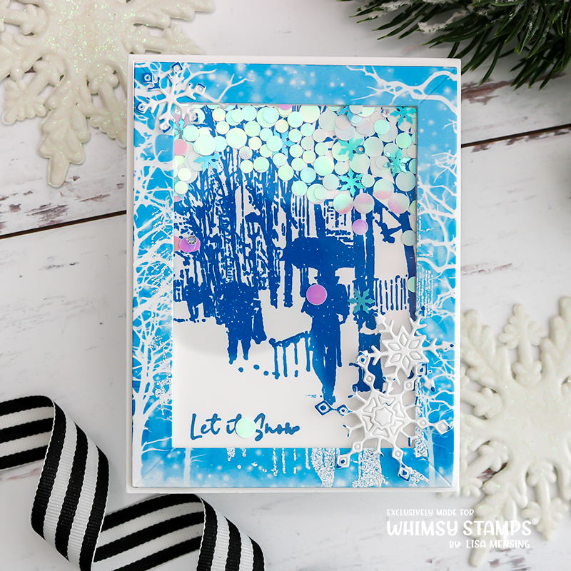 **NEW 6x6 Paper Pack - Blissful Blues - Whimsy Stamps