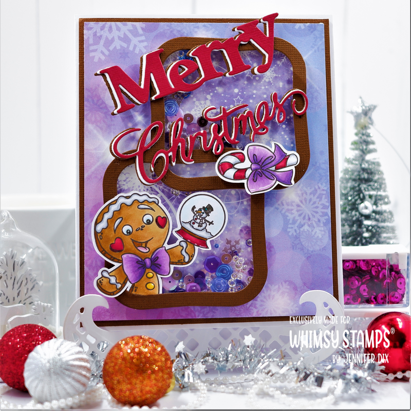 **NEW Gingerbread Fun Clear Stamps - Whimsy Stamps